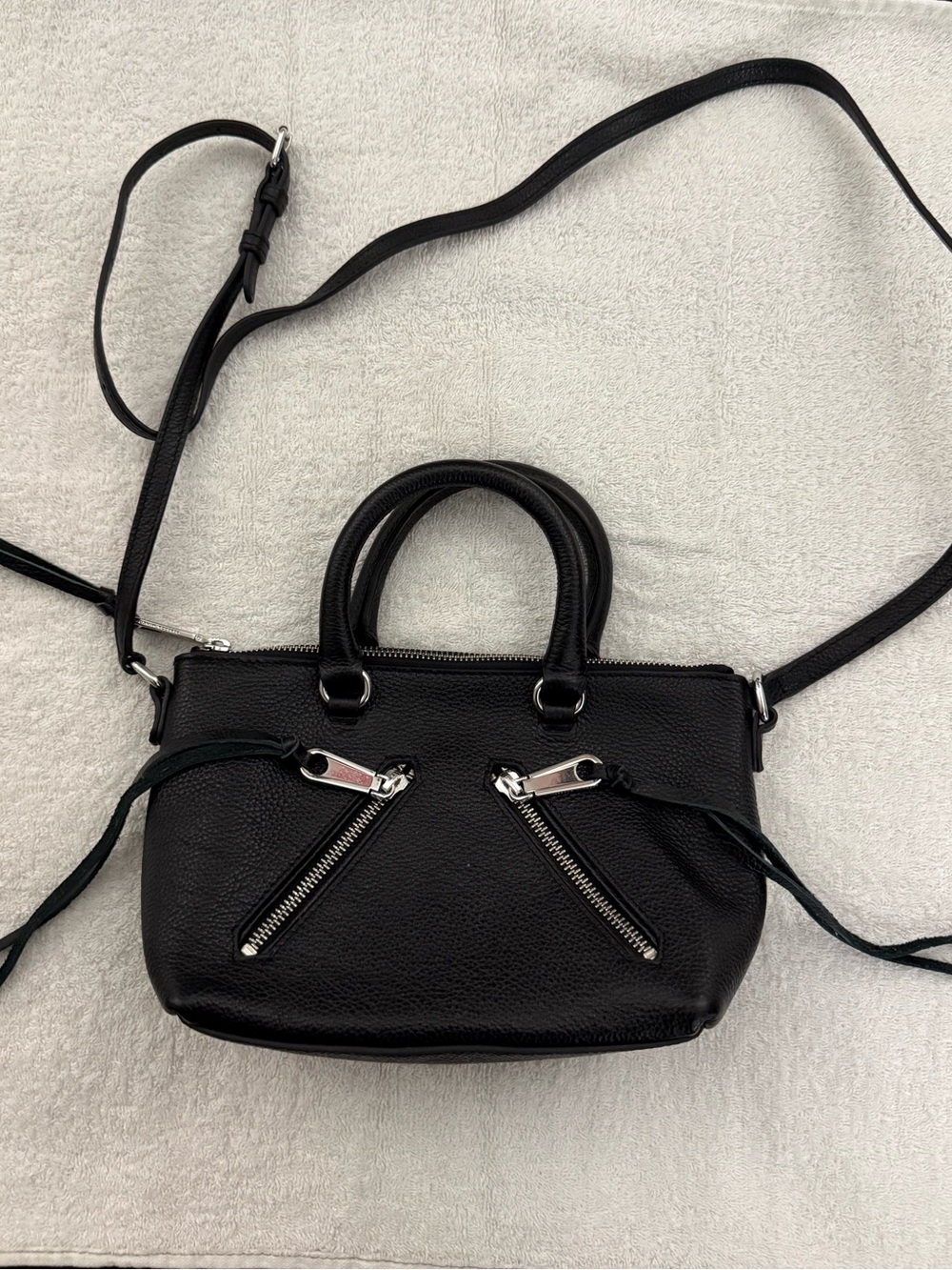 Rebecca Minkoff Mini Moto Satchel - Black